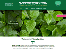 Tablet Screenshot of poisonivygone.com